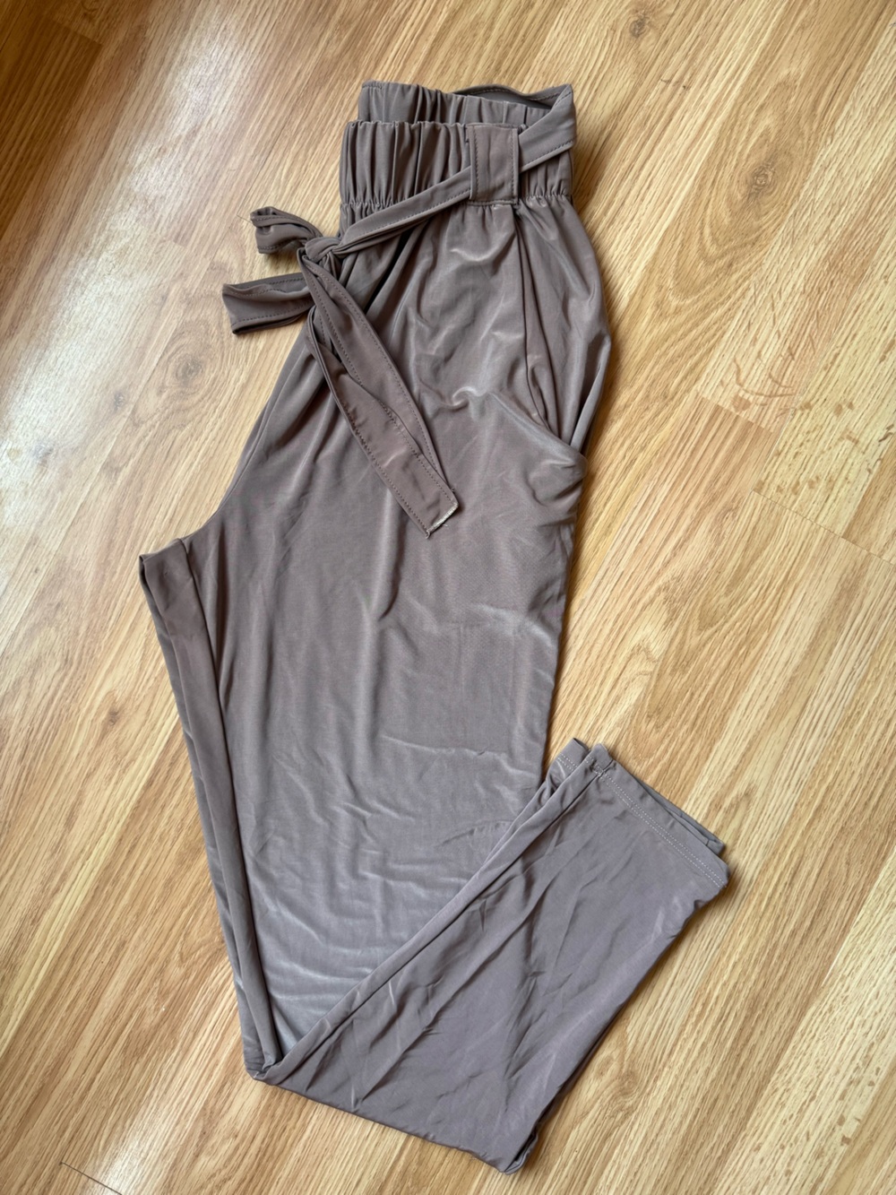 Fashion Nova Taupe/Mocha Lounge Jogger Pants - Size S-M